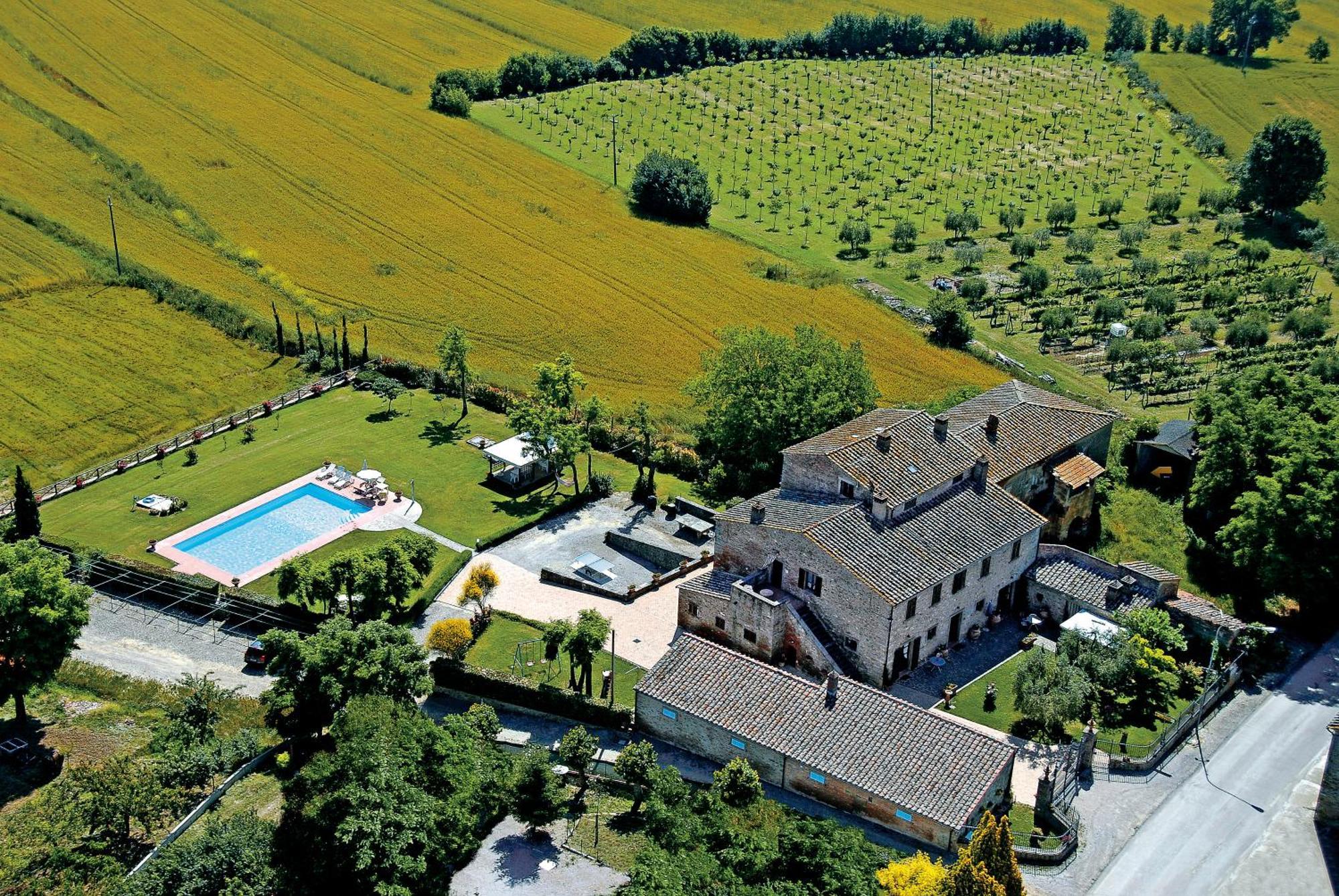 VILLA Fattoria Le Giare Agriturismo Cortona Esterno foto